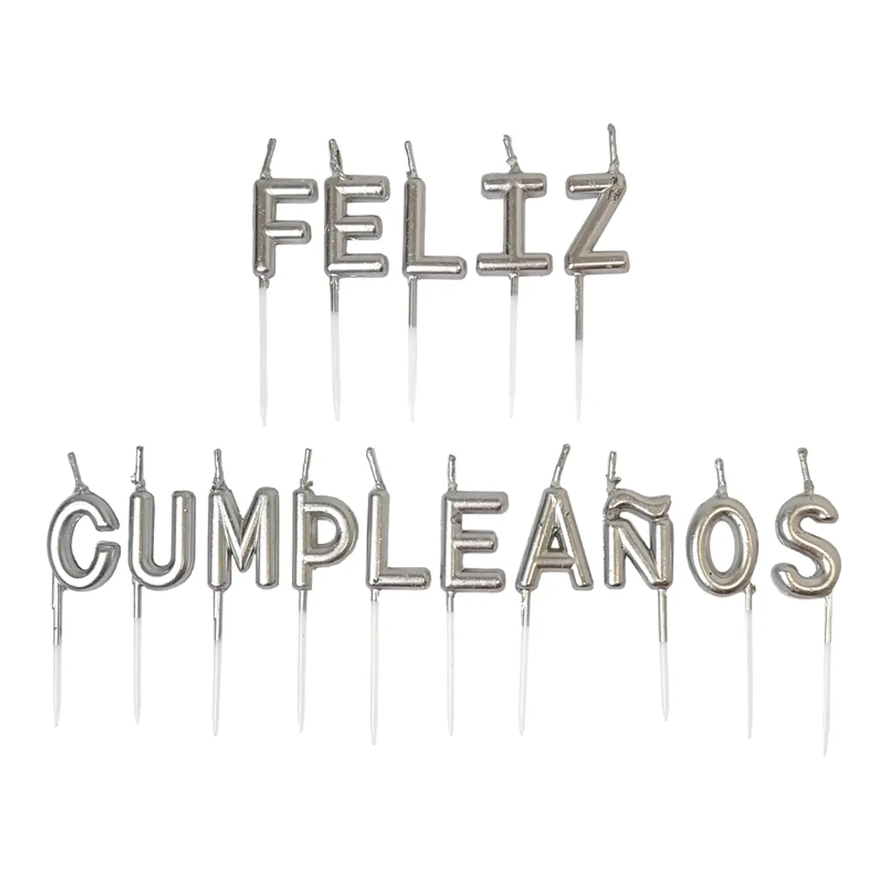 Velas Feliz Cumpleaños Letras Vela Torta Vela Cumpleaños