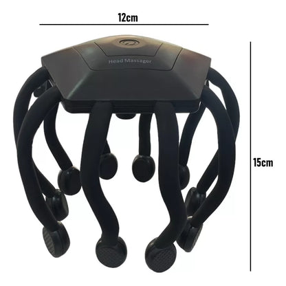 Masajeador Pulpo Recargable De Cabeza Anti Estres Relajante