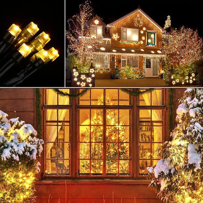 Guirnaldas Jardin Luces De Navidad Luces Navidad 200led Amarilla