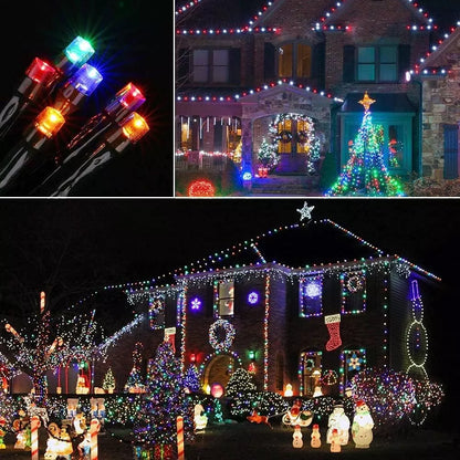 Guirnaldas Jardin Luces De Navidad Luces Navidad 200led Multicolor