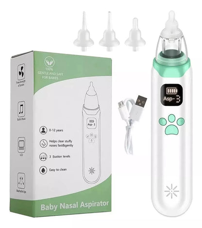 Aspirador Nasal Electrico Para Bebe Saca Mocos Recargable