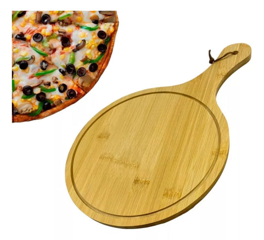 Tabla Madera Tablas Picoteo Plato De Madera Tabla Pizza 36cm