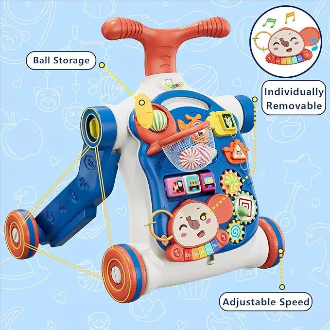 Caminador Andador Scooter Bebe Musical Multifuncional 5 En 1