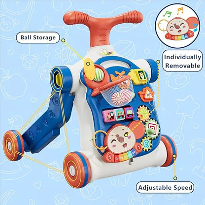 Caminador Andador Scooter Bebe Musical Multifuncional 5 En 1