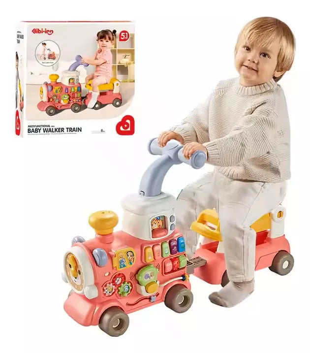 Andadera Bebe Caminador Multifuncional Bebes Trencito 5 En 1