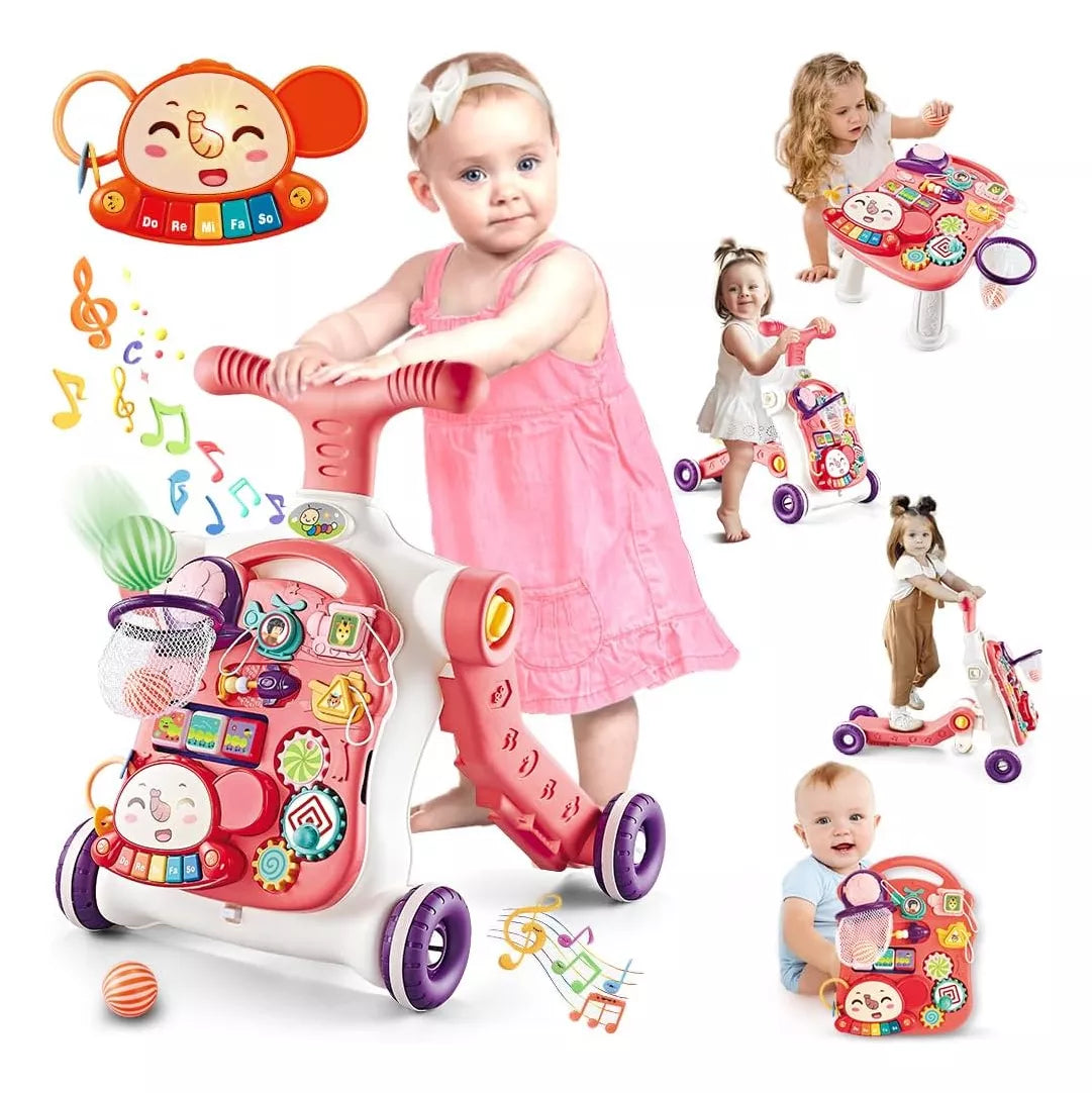 Caminador Andador Scooter Bebe Musical Multifuncional 5 En 1