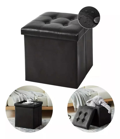 Puff Sillon Pouf Baul Puff Silla Cubo Organizador Plegable