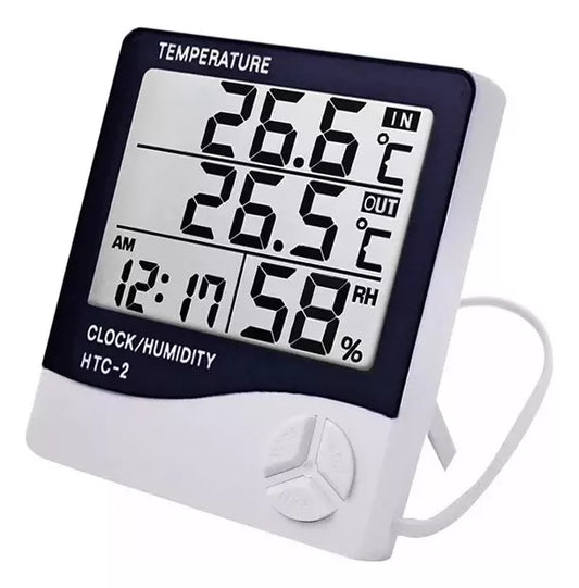 Medidor Temperatura Medidor De Temperatura Reloj Alarma Htc2