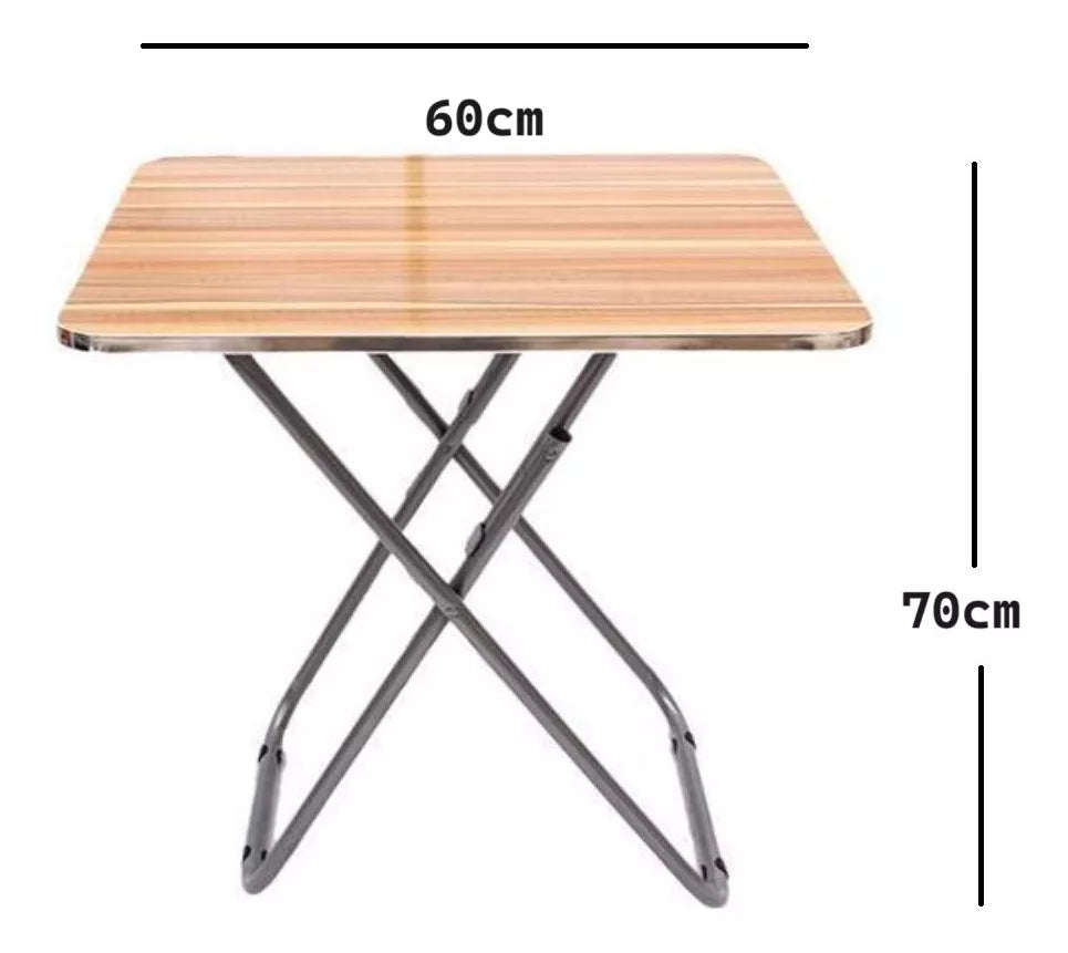 Mesa De Centro Cuadrada Auxiliar Pegable Mesa Centro 60cm