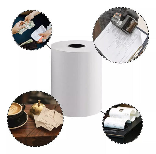 Rollos Papel Térmico De 80mmx80mt Boleta Color Blanco 80mts