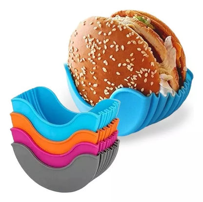 Soporte Silicona Molde Hamburguesas Donas Sandwich Sin Bpa