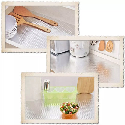 Papel Aluminio Autoadhesivo Para Cocina Plateado Muebles 3mt