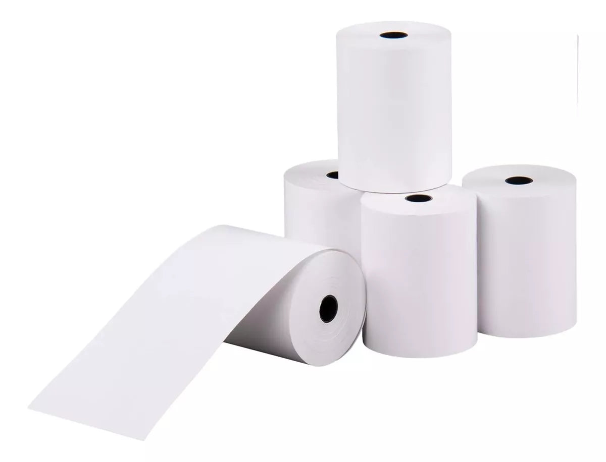 Rollos Papel Térmico De 80mmx80mt Boleta Color Blanco 80mts