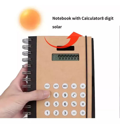 Agenda Libreta Apuntes Calculadora Cuaderno Notas Oficina