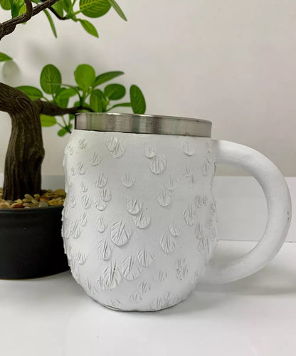 Tazón Mug Búho 330ml Acero Inoxidable Taza Creativa Cafe Te