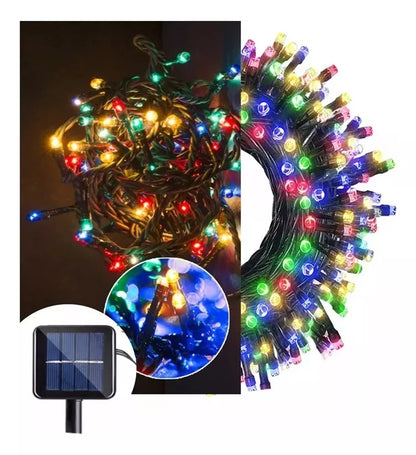 Guirnaldas Jardin Luces De Navidad Luces Navidad 200led Multicolor