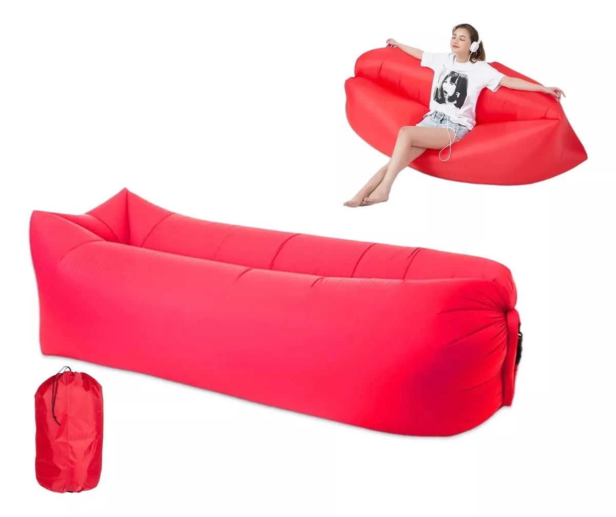 Sofa Sillón Inflable Tumbona Banano Camping Playa Portatil