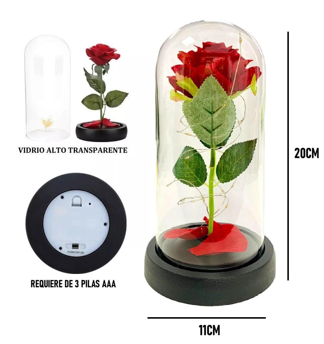 Flor Eterna Rosas Artificiales Rosa Eterna Encapsulada Cupul