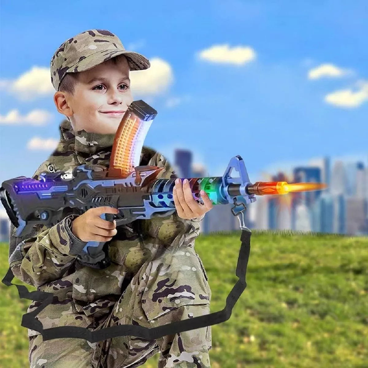 Pistola De Juguete Armas Juguete Rifle Luces Y Sonido Niños