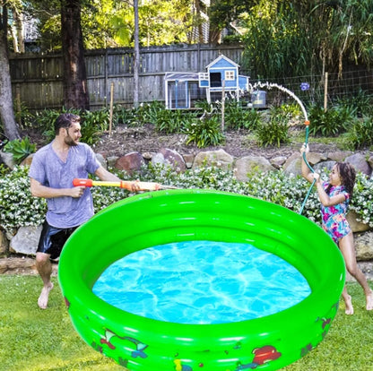 Piscina Inflable Plástico 3 Anillos Piscina Redonda 140x40cm