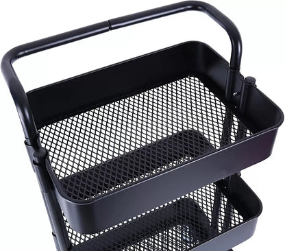 Carro Organizador De Cocina Con 3 Estantes Organizador Metal