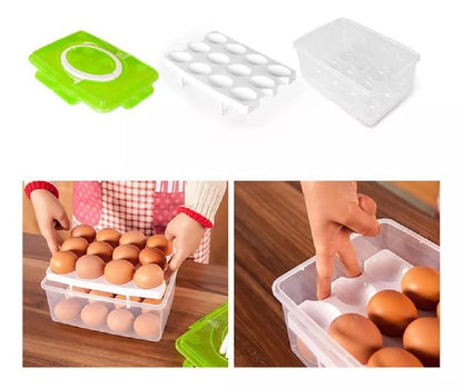 Huevera Organizador De Huevos Bandeja Plastica 32 Huevos