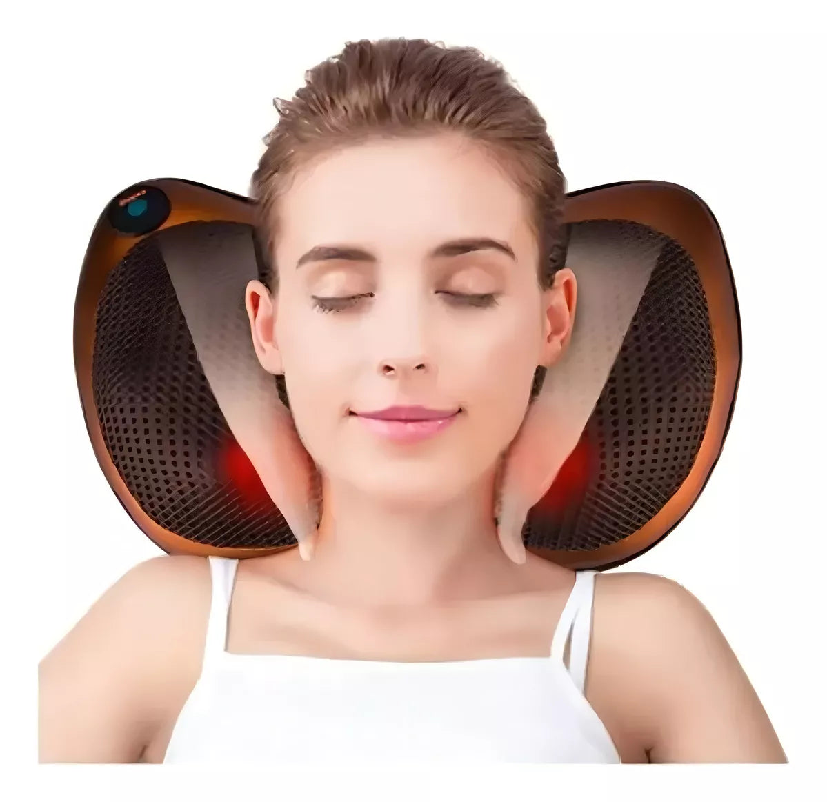 Masajeador Eléctrico Almohada Cojín Lumbar Cuello Piernas