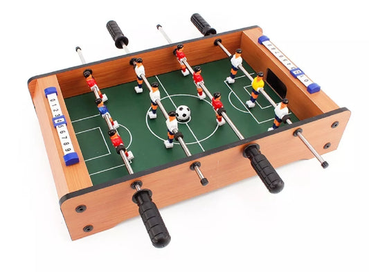 Juego De Mesa Taca Taca De Madera Futbolin Para Niños