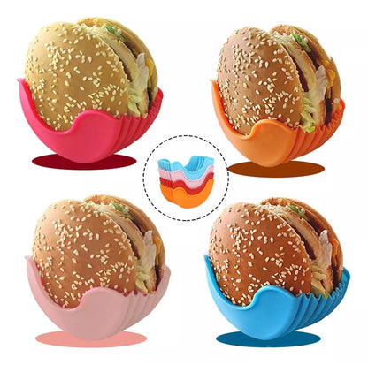 Soporte Silicona Molde Hamburguesas Donas Sandwich Sin Bpa