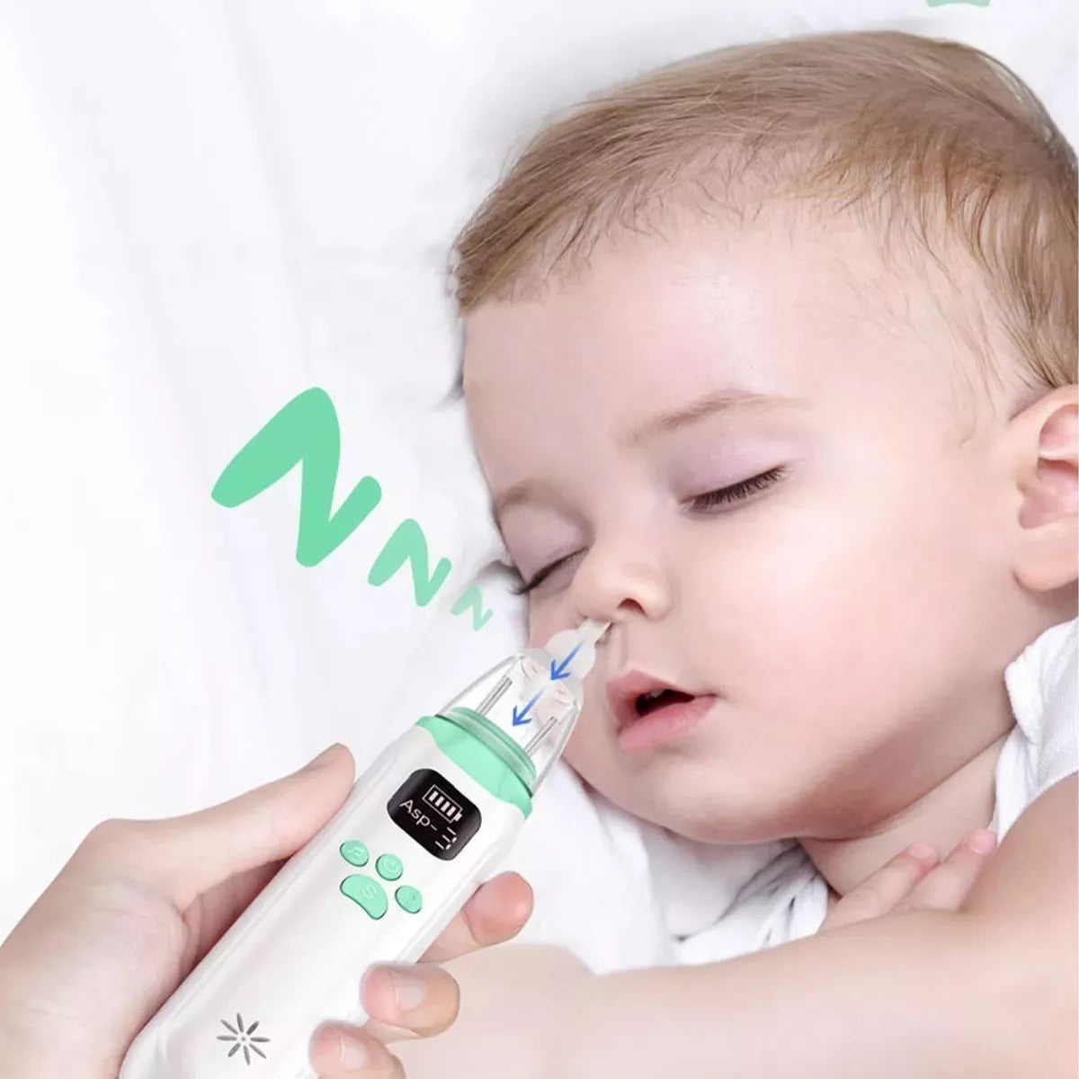 Aspirador Nasal Electrico Para Bebe Saca Mocos Recargable