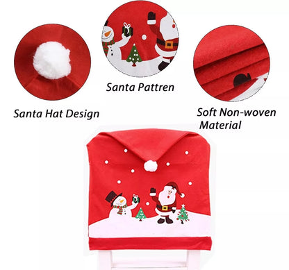 Navidad Decoración Navideña Funda Silla Navidad Fundas Hogar