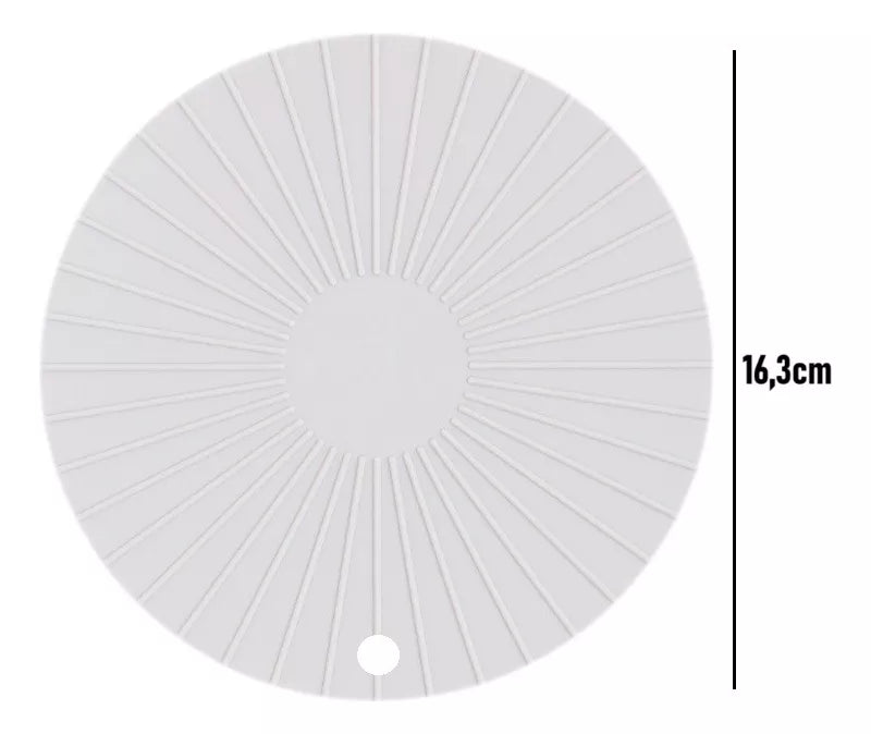 Soporte Almohadilla Redonda De Silicona Para Ollas Calientes