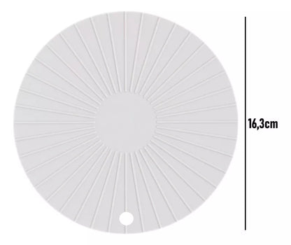 Soporte Almohadilla Redonda De Silicona Para Ollas Calientes