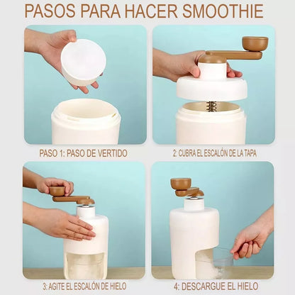 Moledor Hielo Manual Picador Triturador En Forma Granizado