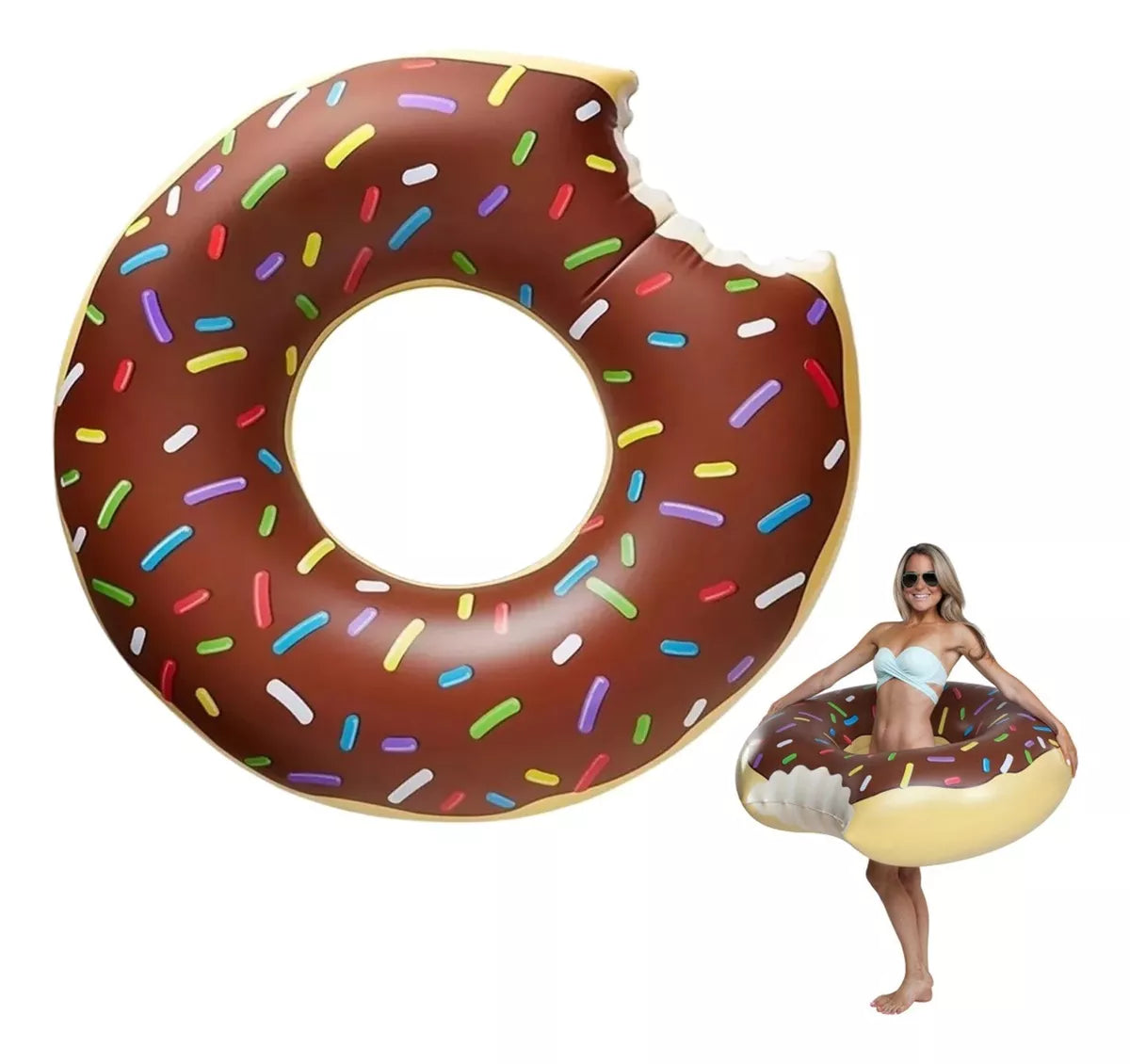 Flotador Dona Donuts Flotadores Inflables Flotador 90cm