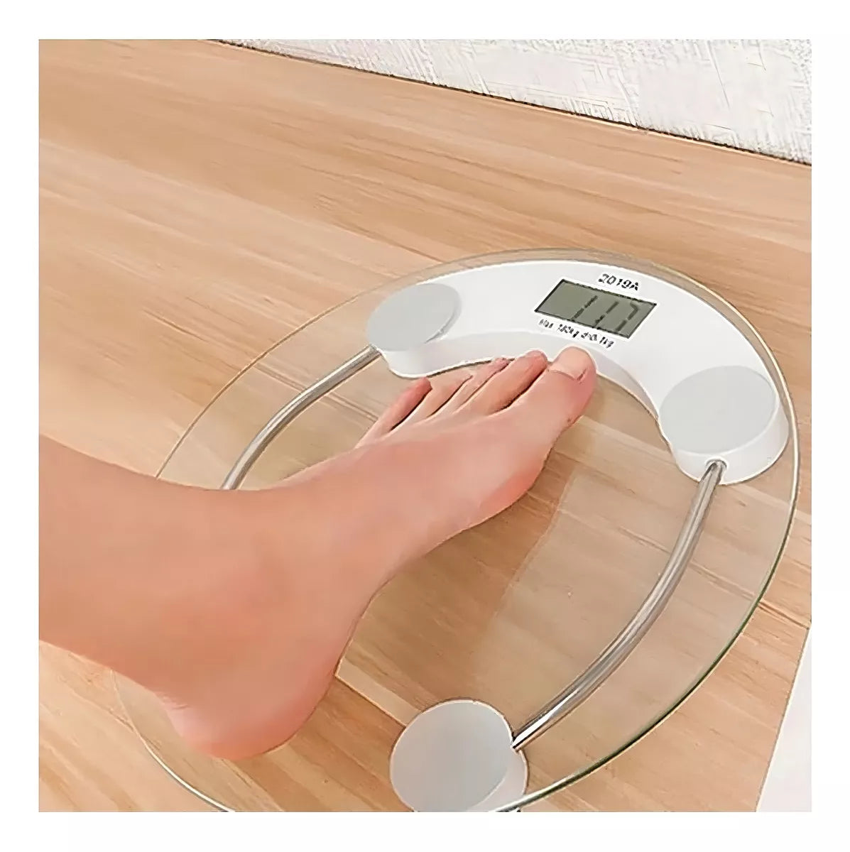 Bascula Digital Balanza Pesa Digital Baño Vidrio 180kg Peso