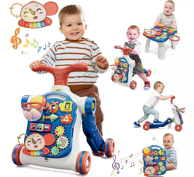 Caminador Andador Scooter Bebe Musical Multifuncional 5 En 1