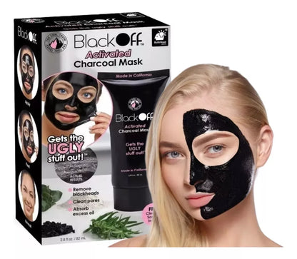 Mascarilla Facial Carbón Activado Black Off Puntos Negros