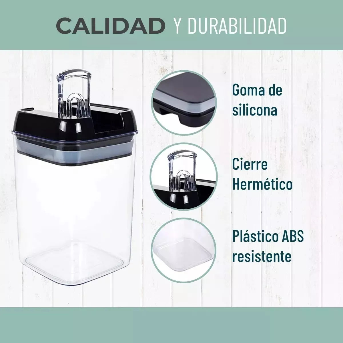 Organizador Despensa Frascos Para Condimentos Recipientes 7pcs