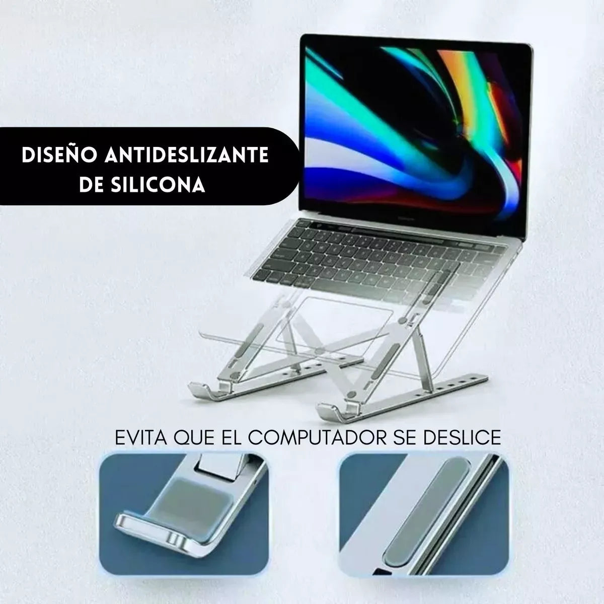 Soporte Base Soporte Vertical Plegable Para Notebook Tablet