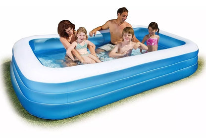 Piscina Inflable Plástico 3 Anillos Piscina Redonda 210*140