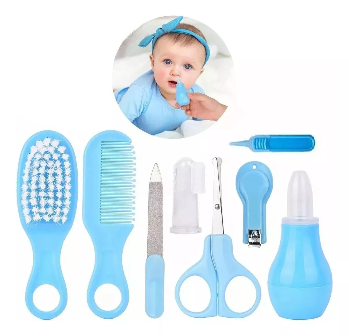 Set Aseo Bebe Set Higiene Bebe Set De Bebe Higiene Estuche x10pcs