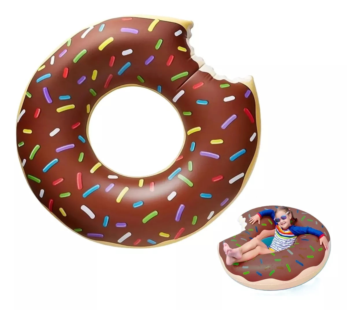 Flotador Dona Donuts Flotadores Inflables Flotador Piscina 60cm