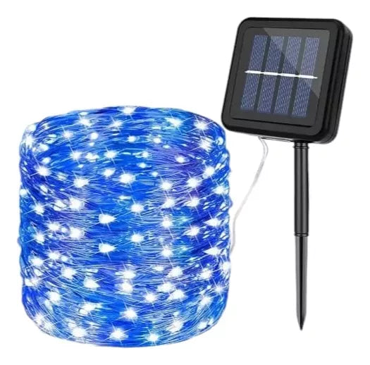 Luces Navidad Solar Guirnaldas Luces Hada Solares 500led