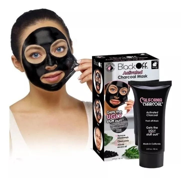 Mascarilla Facial Carbón Activado Black Off Puntos Negros