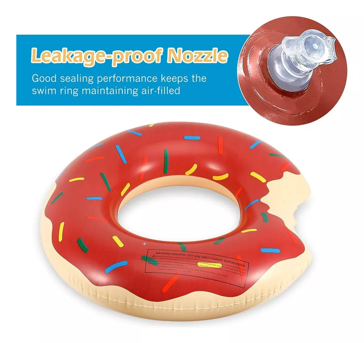 Flotador Dona Donuts Flotadores Inflables Flotador 70cm