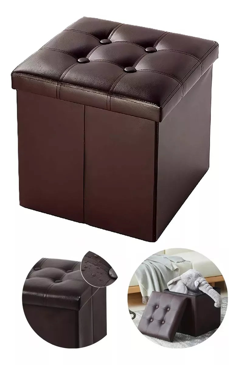 Puff Sillon Pouf Baul Puff Silla Cubo Organizador Plegable