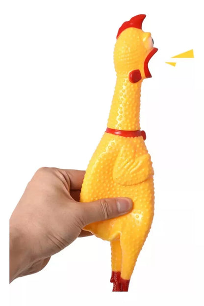 Juguetes Para Perros Pollo Griton Broma Juguete Mascota 30cm