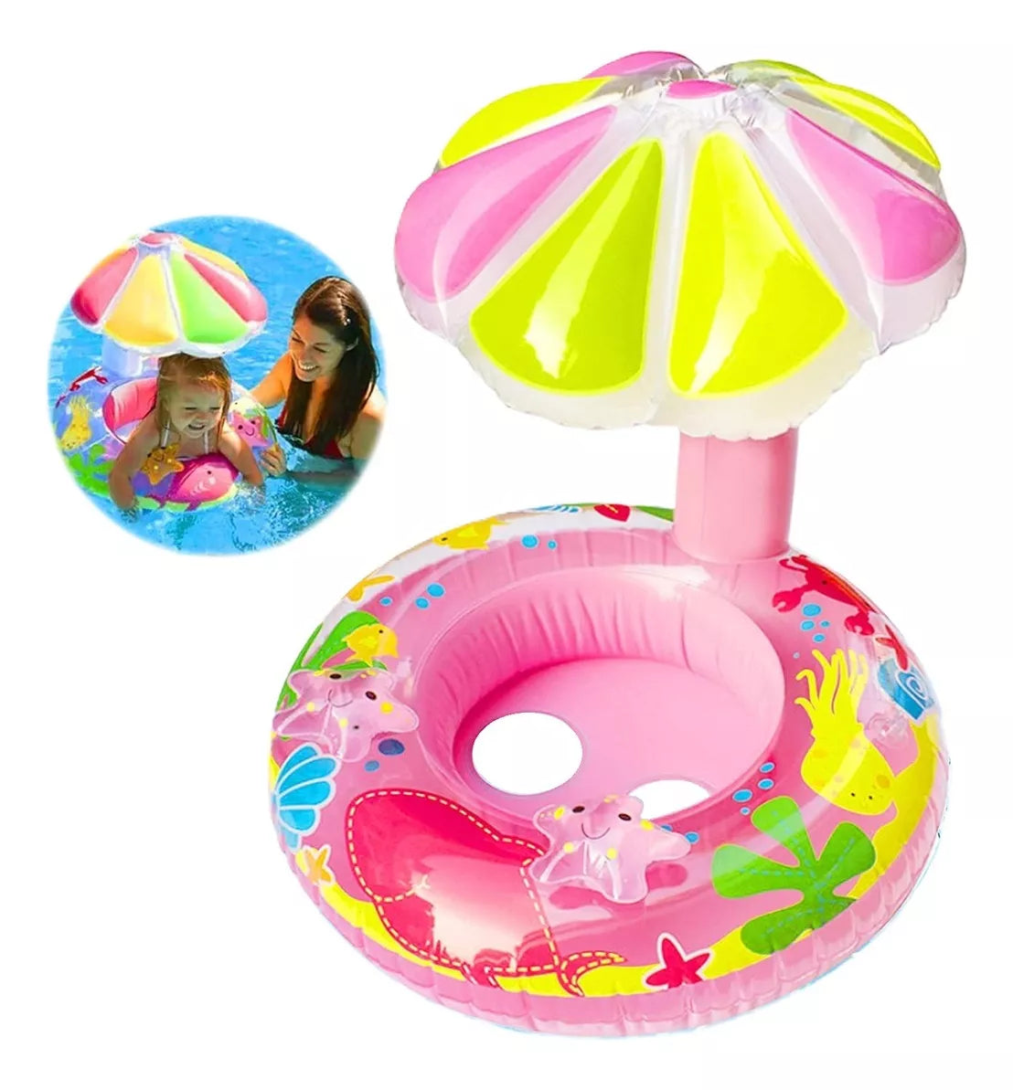 Flotador Inflable Flotadores Inflables Diseño Bebes Quitasol