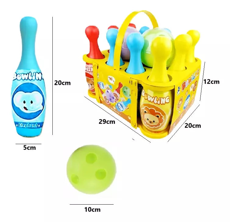 Set De Bowling Palitroques Mini Juego De Bolos Para Niños